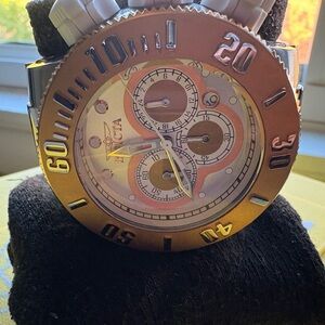 Invicta Two-Tone Chronograph Watch